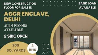 New 3Bhk Floor for Sale in AGCR Enclave, East Delhi, Delhi