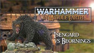 Lord of the Rings WARHAMMER! | 800 pt Battle Report | Isengard vs Beornings