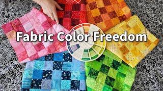 Get confident at choosing fabric colors.  Let me teach you how.