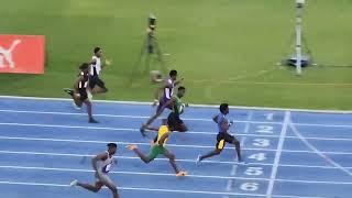 Jevorne Dunkley Takes Gold in U20 Boys 100m at Jamaica's Carifta Trials