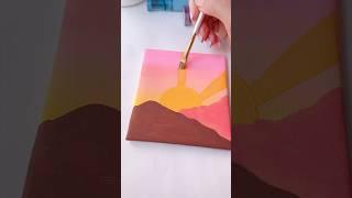 Easy Painting Techniques #shorts #art #painting #youtubeshorts