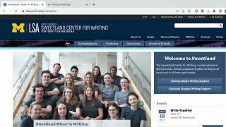 Sweetland Center for Writing: UofM