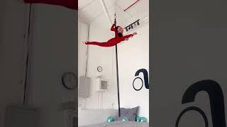 Aerial pole dancing #shortsyoutube #poledance #poledancer