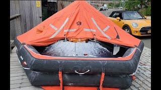 Viking Life raft Deployment Test