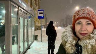 Норильск/Засыпало снегом/ Какие остановки на севере/Кайфую от погоды.