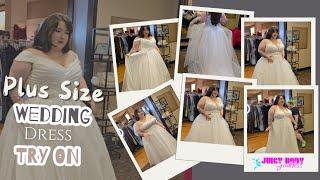 Plus Size Wedding Dress Try On with Juicy Body Goddess