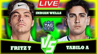 LIVE:  T Fritz vs A Tabilo  • Indian Wells 2025 #round3 #Tabilo #Fritz #tennis #ATP