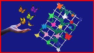 "DIY Colorful Paper Butterfly wall hanging ।Home Decor Craft"MAYA ART&CRAFT।