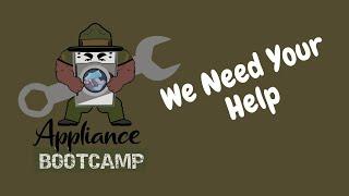 Appliance Boot Camp Needs Your Help