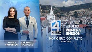 Noticiero de Quito (Primera Emisión 07/11/24)