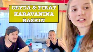 Ceyda ve Fırat'ın Karavanına Baskın Yaptım. Ecrin Su Çoban. Kardeş Takımı Film