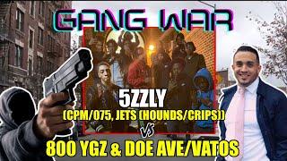 Bronx Gang War - 5zzly (CPM/075, Jets (Hounds/Crips)) vs 800 YGz & Doe Ave/Vatos