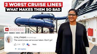 We Sailed The 3 Worst Rated Cruise Lines | What Made Them So Bad