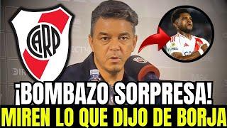 ¡SORPRESA TOTAL! DECLARACIÓN MÁS INESPERADA! NADIE LO ESPERABA ESO! | River Plate Noticias Hoy