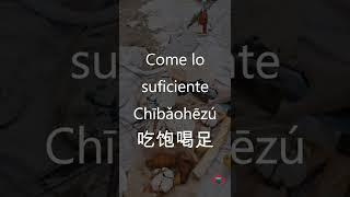  Cómo decir "come lo suficiente" en chino