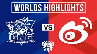 LNG vs WBG Highlights ALL GAMES | Worlds 2024 Quarterfinals | LNG Esports vs Weibo Gaming