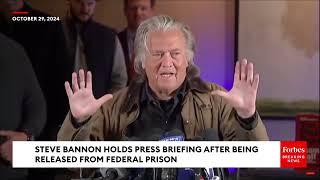 The Beast is UNLEASHED! Steve Bannon Released from Federal Prison!