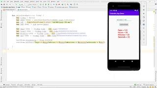 Calculate Age in Days, Hours, Minutes & Seconds in Android Kotlin