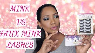 Difference between Mink Lashes vs Faux Mink Lashes