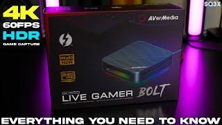 [4K] AVerMedia Live Gamer BOLT - The HIGHEST Quality Game Capture with 4K60 HDR 