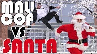 MALL COP VS BAD SANTA | PARKOUR