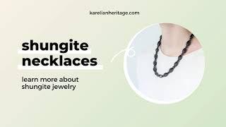 Shungite Jewelry Shungite Necklaces