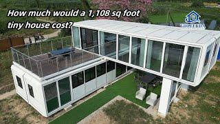 How much 1,108 sq.ft Chinese prefab house cost? | Volferda D1 Tour