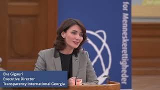 Eka Gigauri on Georgia's fight against corruption essential for EU membership