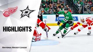 NHL Highlights | Red Wings @ Stars 01/03/20