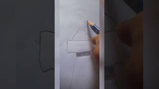 # dhana # viral # shorts # trending # easy girl drawing # yshorts # dipa's world 