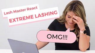 Lash Master Reacts to Extreme Lashing Videos!