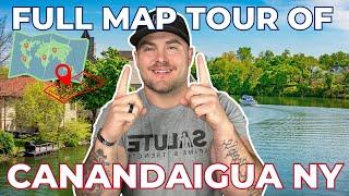 Living in the Finger Lakes   Canandaigua NY Map Tour