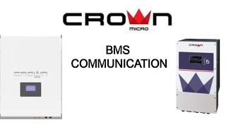 BMS COMMUNICATION With Crown Inverters