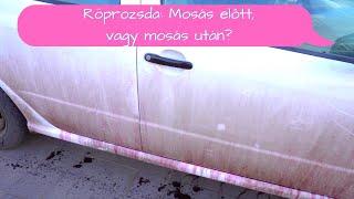 Röprozsda/szállórozsda eltávolítás: Mosás előtt, vagy mosás után?