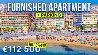 Hot offer € 112 500 Apartment by the sea with furniture and parking Spain real estate