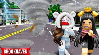 ALLARME BROOKHAVEN TORNADO SALVATAGGIO PLAYER IN PERICOLO SU ROBLOX!