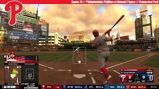 MLB The Show 24 | Philadelphia Phillies at Detroit Tigers | Game 78