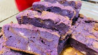 Ube Bread Pudding | Quick and Easy Merienda Recipe Made from Leftover Bread