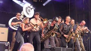 LA FANFARE DU CONTREVENT LE CONCERT DE RENTREE DIJON 2024 FESTIVAL LALALIB LE 30 AOUT 2024