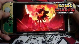 Sonic X Shadow Generations Unboxing and Gameplay on Nintendo Switch OLED