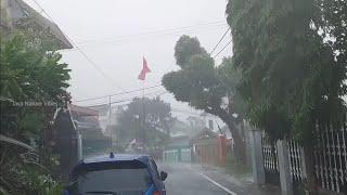 Extreme Heavy Rainfall in the Village life | Walk in Rain with @JavaNatureVibes