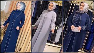 Tesettür Ferace Elbise Modelleri Tesettür Abiye| Hijab Style Abaya Dresses عبايات محجبات