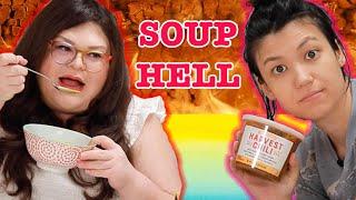 Kristin And Jen Try Every Trader Joe's Soup | Kitchen & Jorn