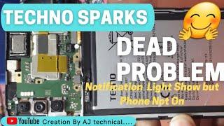 #viralvideo Techno Spark All Models/Dead problem Solved/Charging Notification Light Show but Phone