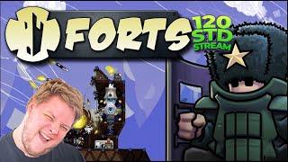 Forts mit Brammen, Salzwerk und Bonjwa und Lion im 120 Stunden Stream