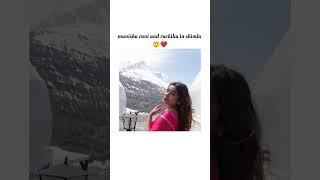 manisha rani and ruchika in shimla ️ @triggeredinsaan #liveinsaan #shorts