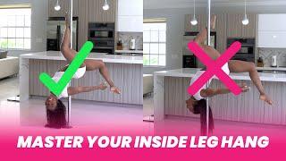 Master your LEG HANGS! Pole Dancing Tutorial For Leg Hangs