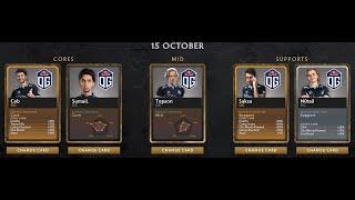 Fantasy Challenge Dota 2  TI 10 Main Stage Line-Up Day 8 - 15 oct Tips