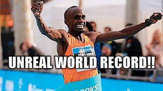 AN UNREAL WORLD RECORD! || Jacob Kiplimo Sets UNPRECEDENTED Half Marathon World Record In Barcelona