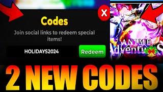 2 NEW CODES ANIME ADVENTURES CODES! ROBLOX ANIME ADVENTURES CODES!